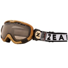 Zeal Dominator Classic Snowsport Goggles - Polarized, Photchromic Lens in Carbon Matte Copper - Closeouts