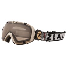 Zeal Eclipse Classic SPPX Snowsport Goggle - Polarized, Photochromic Lens in Carbon Matte Gold - Closeouts