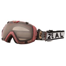 Zeal Eclipse Classic SPPX Snowsport Goggle - Polarized, Photochromic Lens in Carno Matte Red - Closeouts