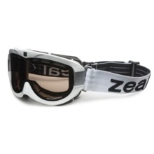 Zeal Link Snowsport Goggles - Polarized in White/Zb-13 - Closeouts