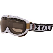 Zeal Link SPPX Snowsport Goggles - Polarized, Photochromic Lens in Carbon Matte White - Closeouts