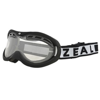 Zeal Rapt OTG PX Snowsport Goggles - Photochromic in Shiny Black/Clear To Zb Rose Brown