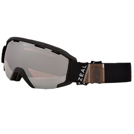Zeal Slate Ski Goggles Mirrored Lens