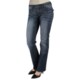 Zenim Bootcut Denim Jeans - Bling Flap Back Pocket (For Women)