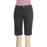 Zenim Classic Denim Bermuda Shorts (For Women)