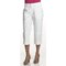 Zenim Ripstop Cotton Cargo Capris (For Women) in White