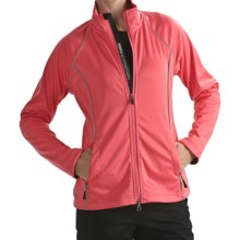 Zero Restriction Airflow Jacket - Soft Shell (For Women) in Coral - Closeouts
