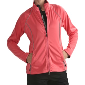 Zero Restriction Airflow Jacket - Soft Shell (For Women) in Coral