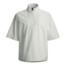 Zero Restriction Packable Jacket - Waterproof, Zip Neck, Elbow Sleeve (For Men) in Cream - Closeouts