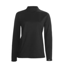 Zero Restriction Z400 Mock Turtleneck - Long Sleeve (For Women) in Black - Closeouts