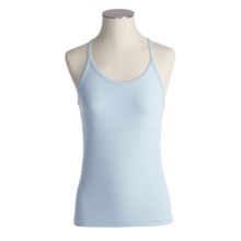 Zobha Classic Racer Tank Top - Built-In Support (For Women) in Light Blue - Closeouts