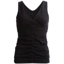 Zobha Ella Tank Top - Supplex® Nylon, Built-In Bra (For Women) in Black/Black - Closeouts