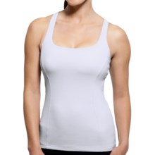 Zobha Hailey Tank Top - Built-in Bra, Supplex® Nylon, Racerback (For Women) in White - Closeouts