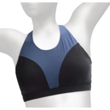 Zobha Infinity Bra - Supplex® Nylon, High Impact, Racerback (For Women) in Black/Denim - Closeouts