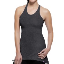 Zobha Racerback Tank Top - Supplex® Nylon, Built-In Bra, Low Impact (For Women) in Phantom Heather - Closeouts