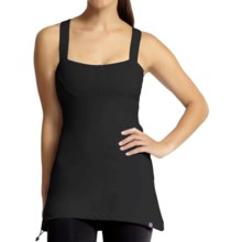 Zobha Sweetheart Tank Top - Supplex® Nylon, Built-In Bra, Low Impact (For Women) in Black/Black - Closeouts