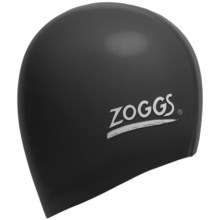 Zoggs Swim Cap - Silicone (For Men and Women) in Black - Closeouts