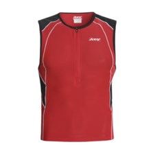 Zoot Sports Endurance Tri Jersey - Sleeveless (For Men) in True Red/Black - Closeouts