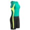 Zoot Sports Endurance Tri Race Suit (For Women) in Tropic Green/Lantern