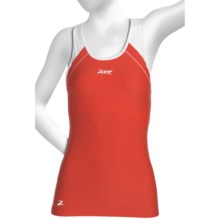 Zoot Sports High-Performance Hydro Tri Crossback Top - UPF 50+, Built-In Bra (For Women) in Poppy/Dawn/Pink - Closeouts