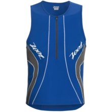 Zoot Sports High-Performance Tri Tank Top - UPF 50+, Zip Neck (For Men) in Zoot Blue/Graphite - Closeouts