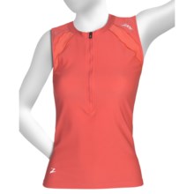 Zoot Sports High-Performance Tri Top - Zip Neck, UPF 50+, Sleeveless (For Women) in Dawn/Pink - Closeouts