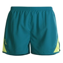 Zoot Sports Karma Run Running Shorts (For Women) in Caribbean/Green Lantern - Closeouts