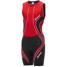 Zoot Sports Performance Tri Race Suit - UPF 50+, Zip Neck (For Men) in Zoot Red/Black - Closeouts