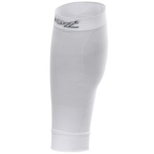 Zoot Sports Ultra CompressRX Calf Sleeves (For Men and Women) in White - Closeouts
