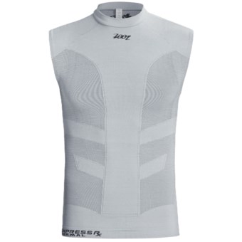 Zoot Sports Ultra CompressRx Thermal Top - Sleeveless (For Men and Women) in Heather Grey