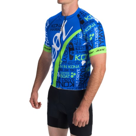 Zoot Sports Ultra Cycle Alii Cycling Jersey UPF 50 Short Sleeve For Men