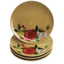 Zrike Rooster Collection Salad Plates - Set of 4 in See Photo - Closeouts