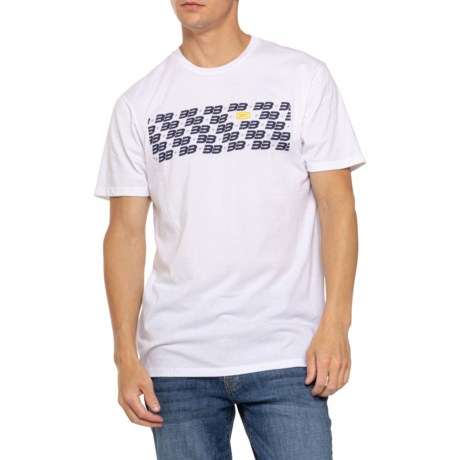 100 PERCENT BB33 Repeat T-Shirt - Short Sleeve in White