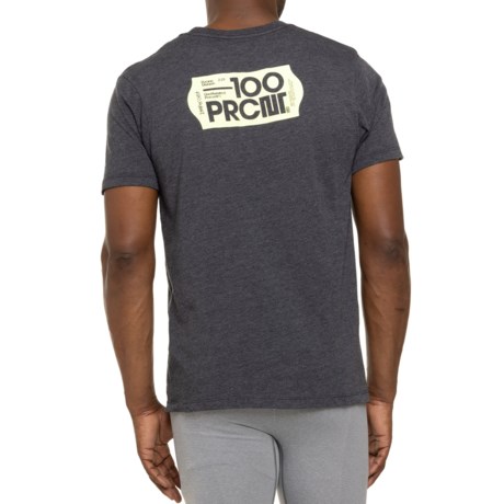 100 PERCENT Ultra T-Shirt - Short Sleeve in Charcoal