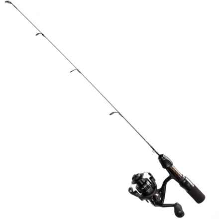 13 Fishing Blackout Ice Spinning Rod-Reel Combo - 24”, 1-Piece in Black