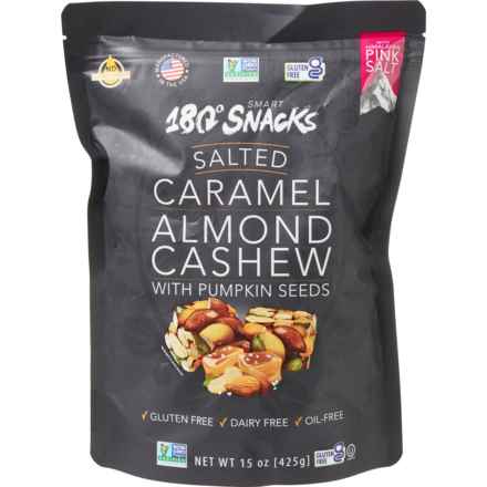 180 Snacks Salted Caramel Almond Cashews with Pumpkin Seeds - 15 oz. in Multi