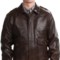 161CV_2 1816 by Remington Yeager Leather Flight Jacket (For Men)