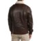 161CV_3 1816 by Remington Yeager Leather Flight Jacket (For Men)