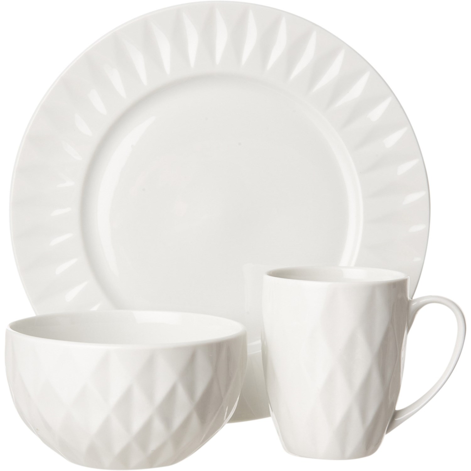 222 Fifth Kingston Dinnerware Set 16Piece Save 50