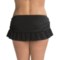 9013M_4 24th & Ocean Borderline Ruched Swim Skirt - Built-In Briefs (For Women)