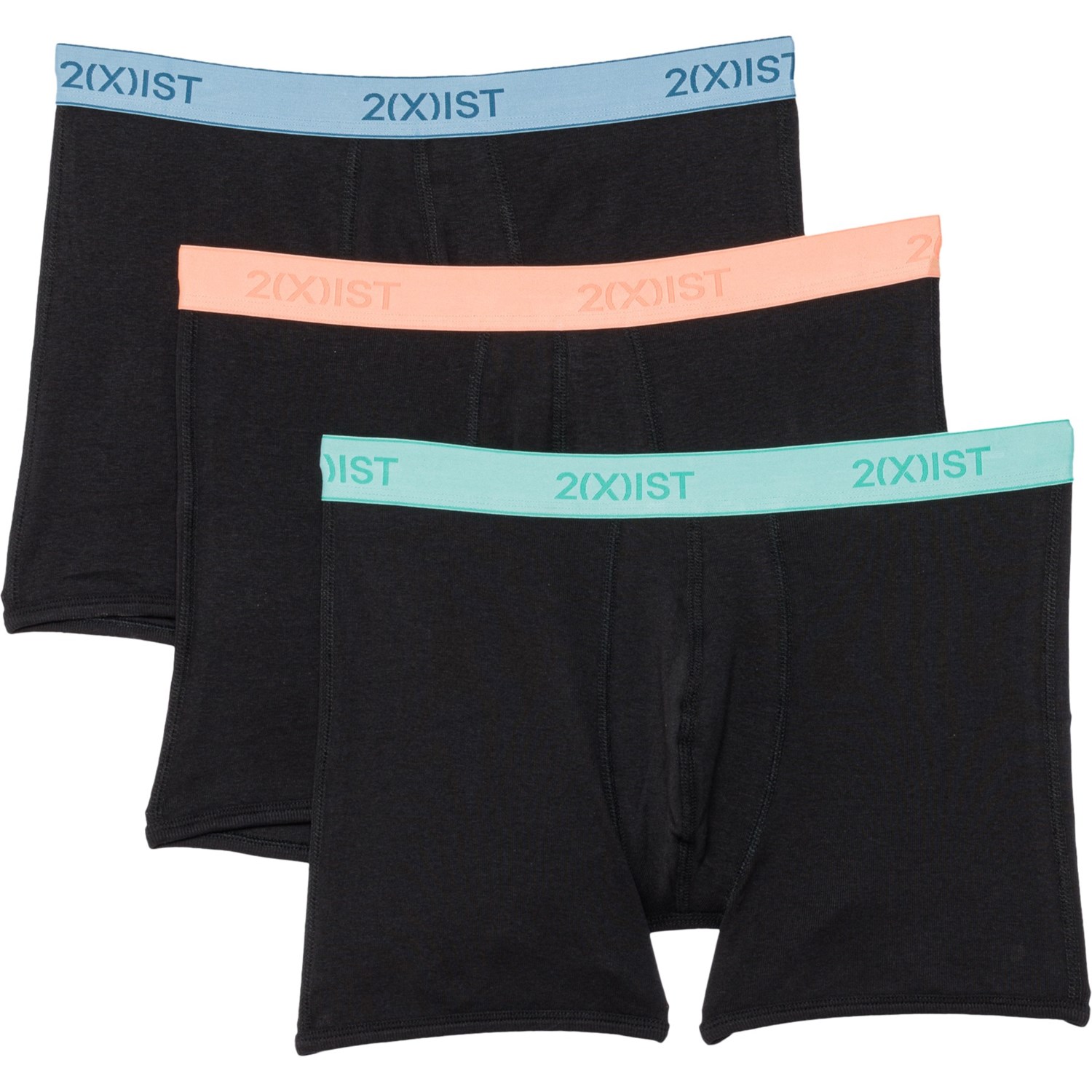 2(X)ist Men's Underwear: 3-Pack Essential Cotton Fly Front Brief