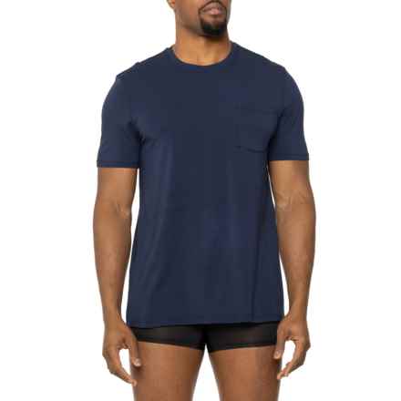 2XIST Dream Lounge T-Shirt - Pima Cotton, Short Sleeve in Navy Blazer