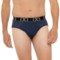 2XIST (X) Basics Luxe No-Show Briefs - 3-Pack in Blue Multi