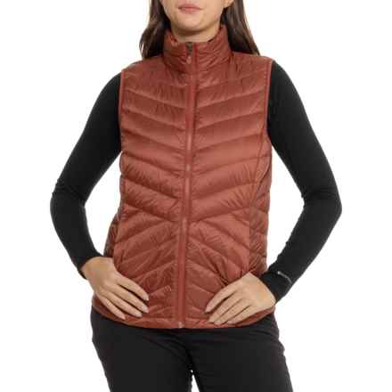 32 Degrees Down Quilted Lightweight Packable Vest - Insulated in Roasted Russet