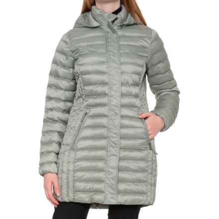32 Degrees Lightweight Packable Jacket - Insulated, 3/4 Length in Soft Smoke