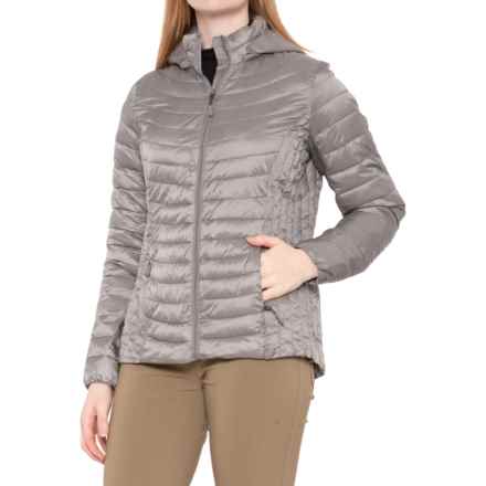 32 Degrees Nano Curve Quilted Packable Jacket - Insulated in Flint Gray
