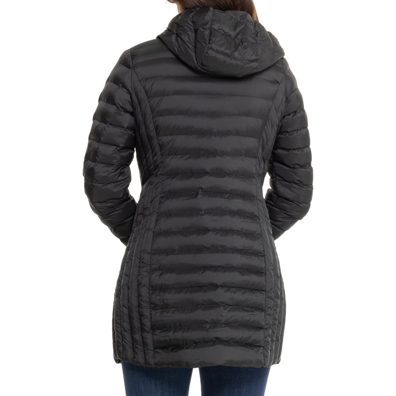 32 Degrees Packable Hooded Jacket - 3/4 Length, Insulated - Save 58%