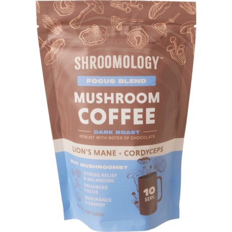 mushroom　0805 360 Nutrition Shroomology Focus Blend Ground Mushroom Coffee