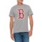 47 BRAND Boston Red Sox Club Distressed Imprint T-Shirt - Short Sleeve in Slate Grey