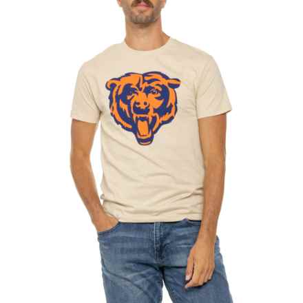 47 BRAND Chicago Bears Super Rival T-Shirt - Short Sleeve in Cream